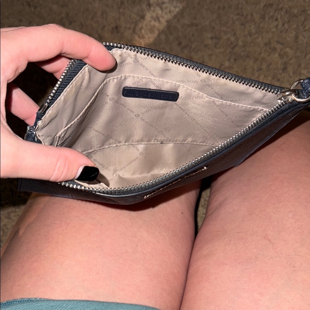 Michael Kors Blue Wristlet - Picture 2 of 6